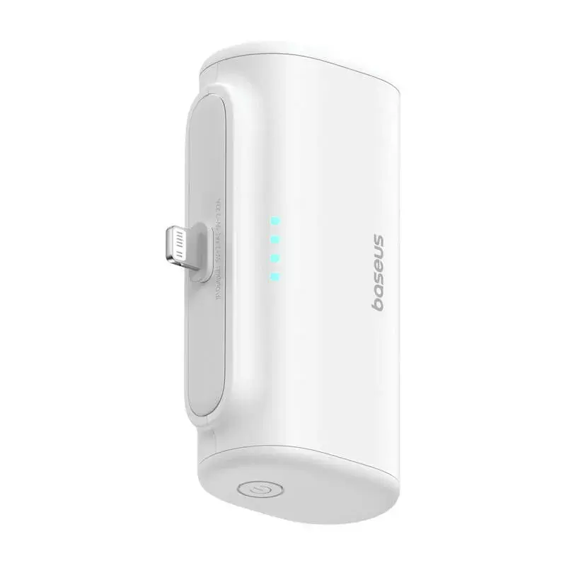 Ārējais akumulators OS-Baseus Compact IP 5000mAh 20W (balts)