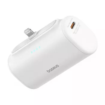Ārējais akumulators OS-Baseus Compact IP 5000mAh 20W (balts)