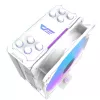 Gaisa dzesētājs Darkflash Z4 Pro Mist balta — 120 mm ventilators, hidrauliskais gultnis, 200 W TDP, atbalsta AM5/AM4/LGA1700/1200/115x