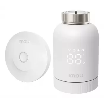 Digitālais termostats Imou TRV1 Kit ZigBee Balts Darbojas ar baterijām