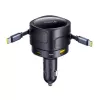 Automašīnas lādētājs Baseus Enjoyment Max 90W ar USB-C un USB-A pieslēgvietām