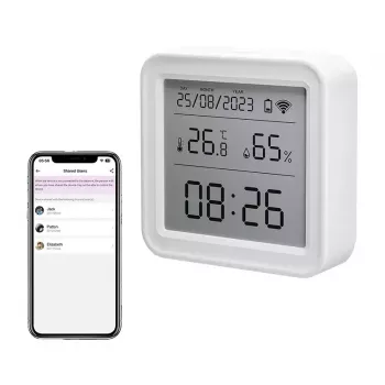 Temperatūras un mitruma sensors Gosund ST17 Zigbee ar LCD displeju