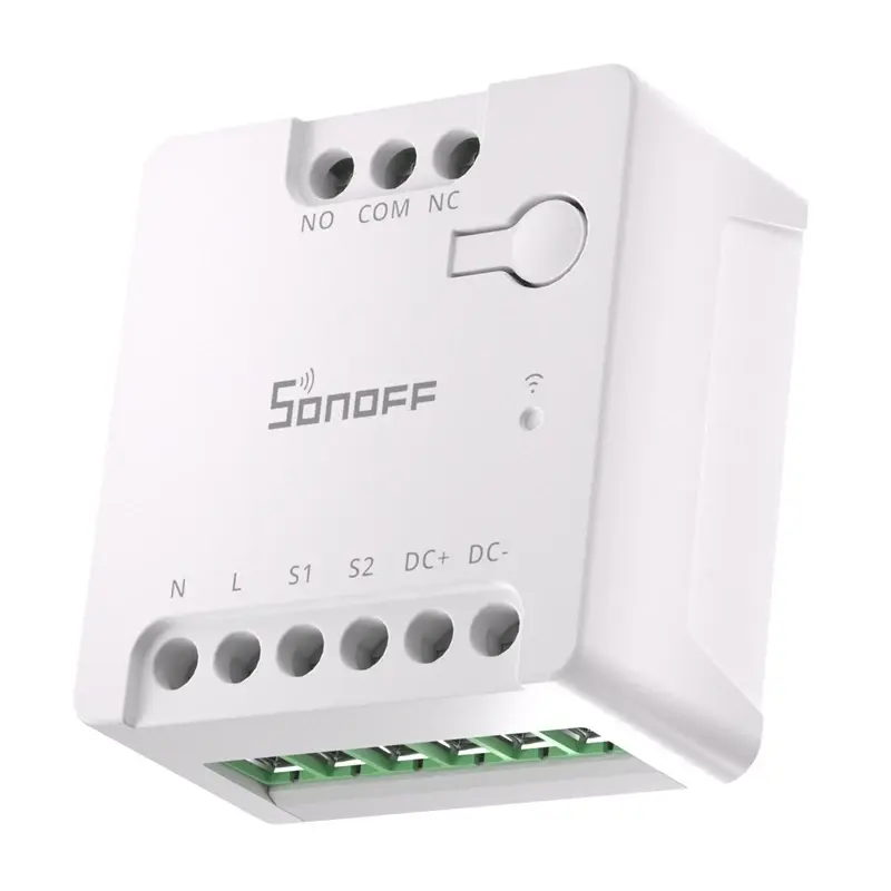 Viedais Wi-Fi slēdzis Sonoff MINI-D maiņstrāva/līdzstrāva 12–48 V sausais kontakts
