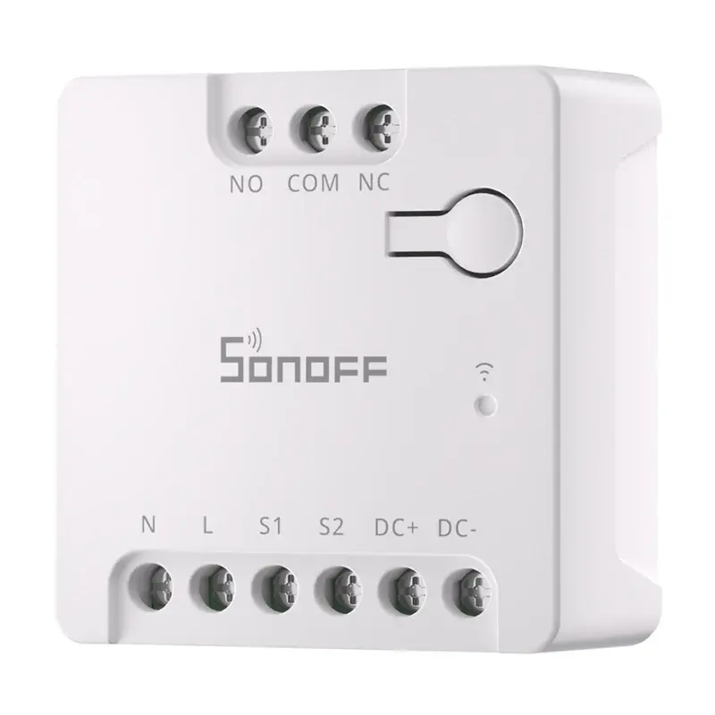 Viedais Wi-Fi slēdzis Sonoff MINI-D maiņstrāva/līdzstrāva 12–48 V sausais kontakts