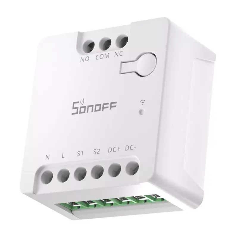 Viedais Wi-Fi slēdzis Sonoff MINI-D maiņstrāva/līdzstrāva 12–48 V sausais kontakts