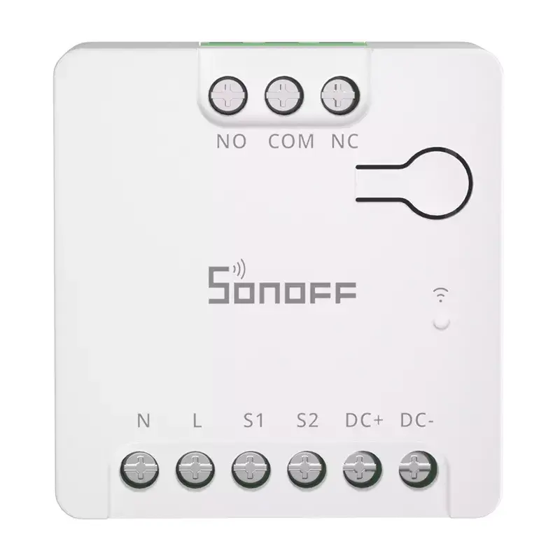 Viedais Wi-Fi slēdzis Sonoff MINI-D maiņstrāva/līdzstrāva 12–48 V sausais kontakts