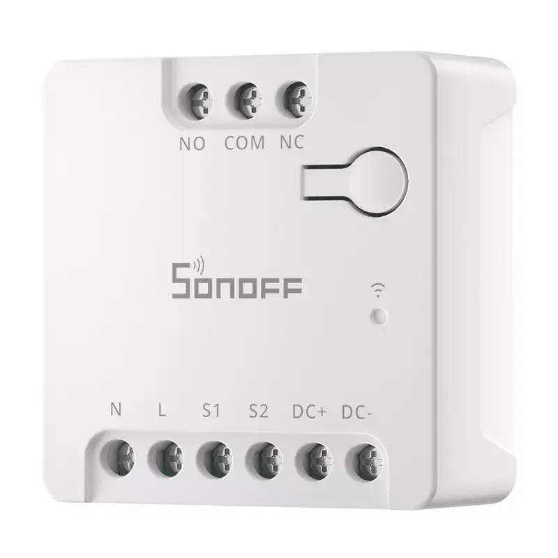 Viedais Wi-Fi slēdzis Sonoff MINI-D maiņstrāva/līdzstrāva 12–48 V sausais kontakts