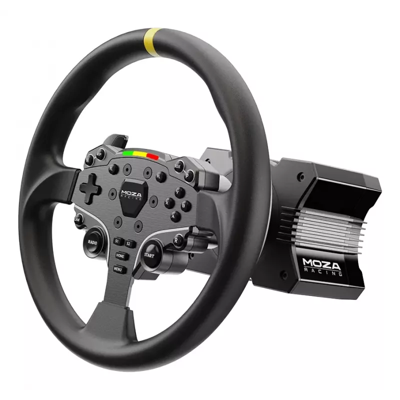 Racing wheel MOZA RS046 gaming controller accessory Melns PC