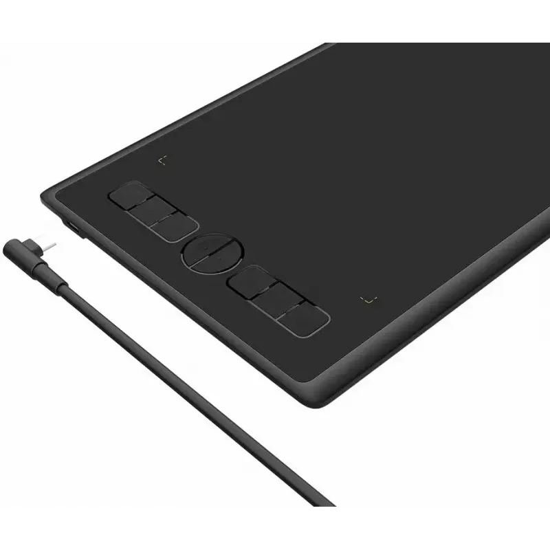 Grafikas planšetdators HUION Inspiroy H580X — aktīvā zona 8,5×5,0 collas, 5080 LPI, 8192 spiediena līmeņi, 8 programmējami taustiņi, USB-C