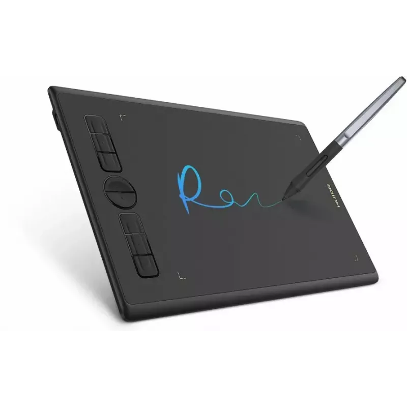 Grafikas planšetdators HUION Inspiroy H580X — aktīvā zona 8,5×5,0 collas, 5080 LPI, 8192 spiediena līmeņi, 8 programmējami taustiņi, USB-C