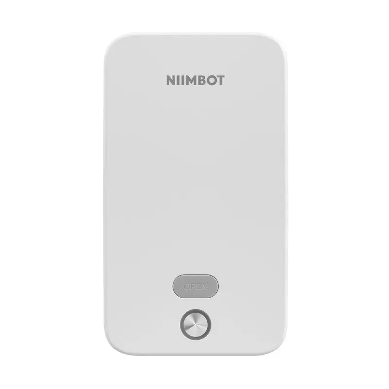 Niimbot K2 portatīvais etiķešu printeris balts — pārnēsājams Bluetooth etiķešu printeris, kompakts dizains
