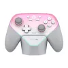 Bezvadu kontrolieris GameSir SuperNova T4n Pro Rozā — Bluetooth, ergonomisks rokas dizains