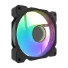 Dzesēšanas ventilators Darkflash DR08 (melns) — korpusa/procesora ventilators, modelis DR08 melns
