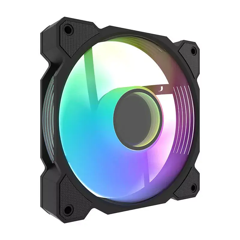 Dzesēšanas ventilators Darkflash DR08 (melns) — korpusa/procesora ventilators, modelis DR08 melns