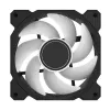 Dzesēšanas ventilators Darkflash DR08 (melns) — korpusa/procesora ventilators, modelis DR08 melns