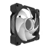 Dzesēšanas ventilators Darkflash DR08 (melns) — korpusa/procesora ventilators, modelis DR08 melns