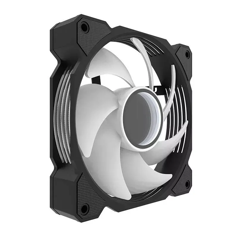 Dzesēšanas ventilators Darkflash DR08 (melns) — korpusa/procesora ventilators, modelis DR08 melns