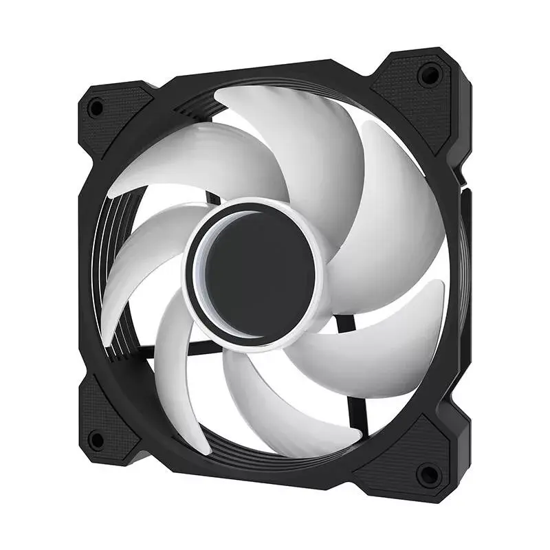Dzesēšanas ventilators Darkflash DR08 (melns) — korpusa/procesora ventilators, modelis DR08 melns