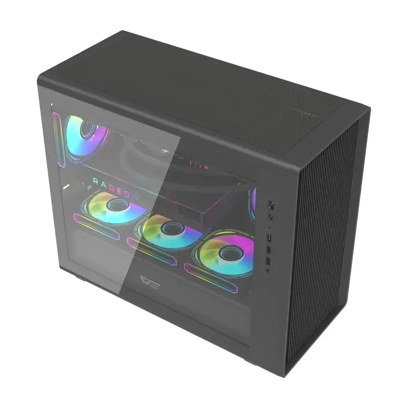 Datora korpuss Darkflash DB460M Micro ATX melns
