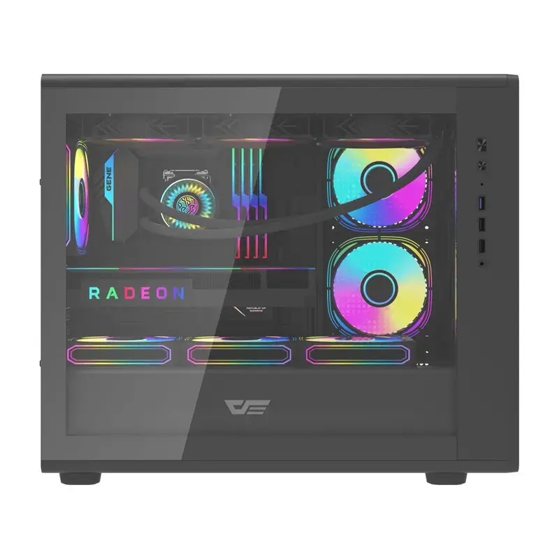 Datora korpuss Darkflash DB460M Micro ATX melns