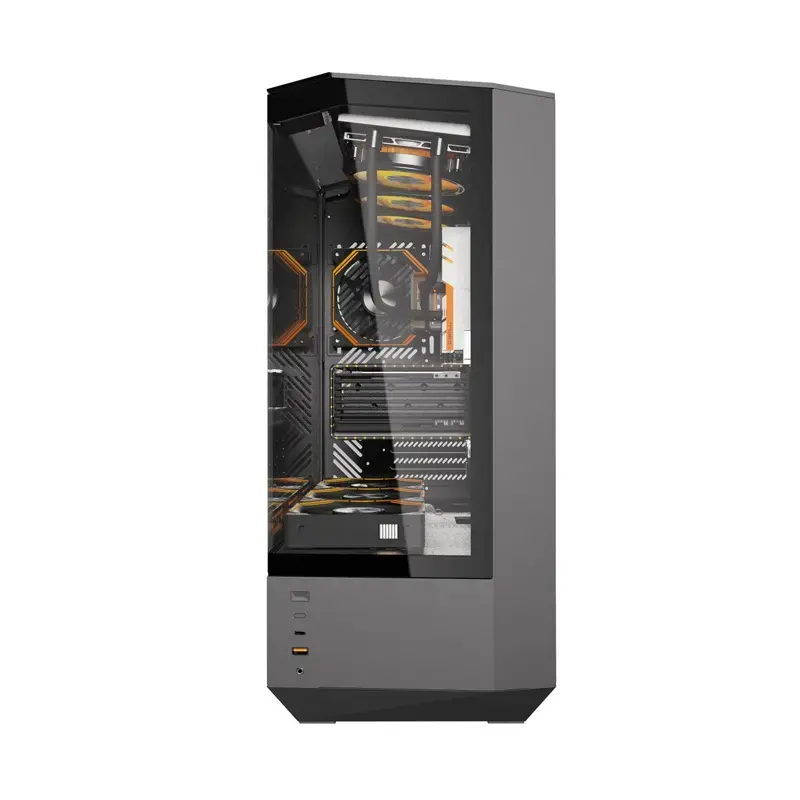 Datora korpuss Darkflash DY460 ATX melns