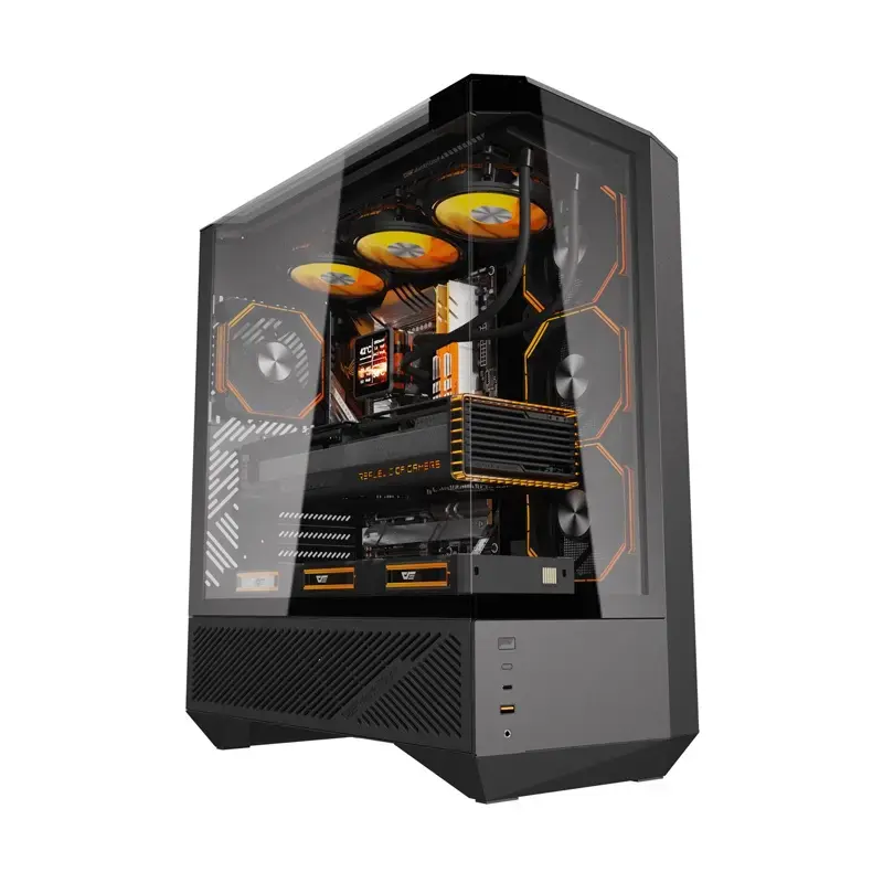 Datora korpuss Darkflash DY460 ATX melns