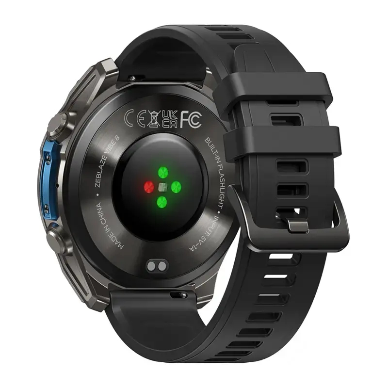 Viedpulkstenis Zeblaze Vibe 8 Abyss Melns ar sirdsdarbības monitoru, ūdensizturīgs