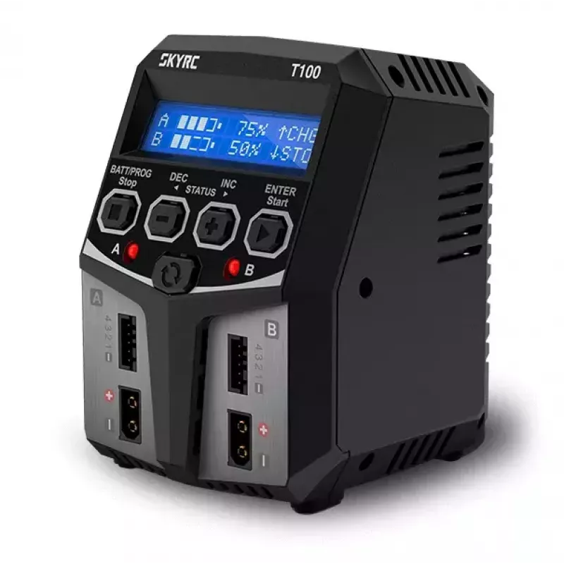 SkyRC T100 lādētājs maiņstrāvai, 5 A lādēšanas strāva