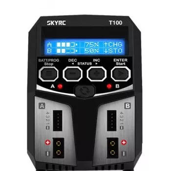SkyRC T100 lādētājs maiņstrāvai, 5 A lādēšanas strāva