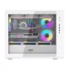 Datorkorpuss Darkflash DB460M Micro ATX Balts