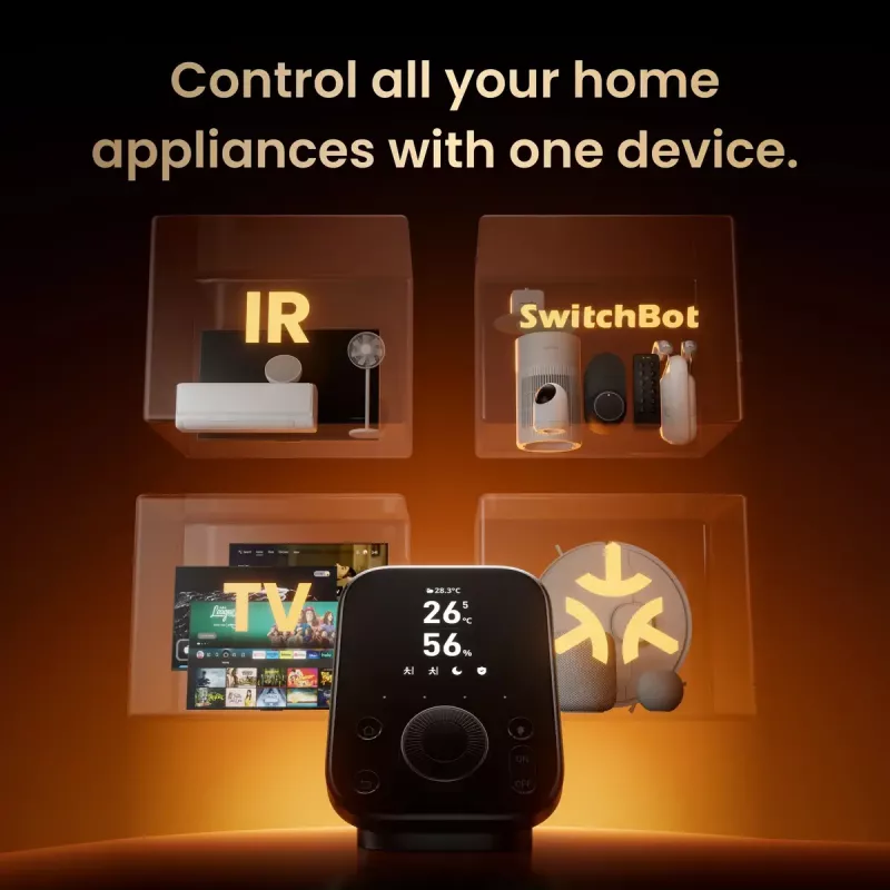 SwitchBot Hub 3 viedās mājas raidītājs Bezvadu Sienas stiprinājums IR bezvadu W7202100