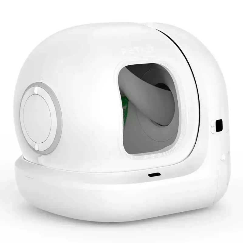 Pašattīroša kaķu tualete PETKIT PURA MAX 2 — balta, automatizēta tīrīšana