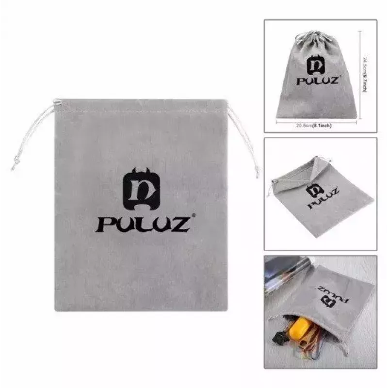 Piederumu komplekts Puluz PKT18 darbības kamerām — 20 daļu komplekts, saderīgs ar Osmo Action 5, Pro, Insta360 Ace Pro 2