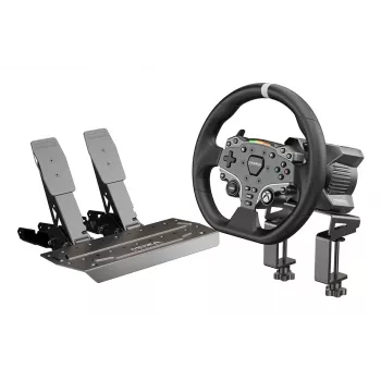Moza Racing R3 Bundle For XBOX & PC, Stūre + Pedāļi, PC, Xbox One, Xbox Series S, Xbox Series X, Mājas poga, 360°, Tiešā piedziņa, Regulējams