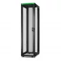 APC Easy Rack, 48U, melns, ar jumtu, ritentiņiem, kājiņām, 4 kronšteiniem un apakšu, bez sānu paneļiem, 2258A x 600P x 1000D mm
