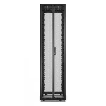 APC Easy Rack, 48U, melns, ar jumtu, ritentiņiem, kājiņām, 4 kronšteiniem un apakšu, bez sānu paneļiem, 2258A x 600P x 1000D mm