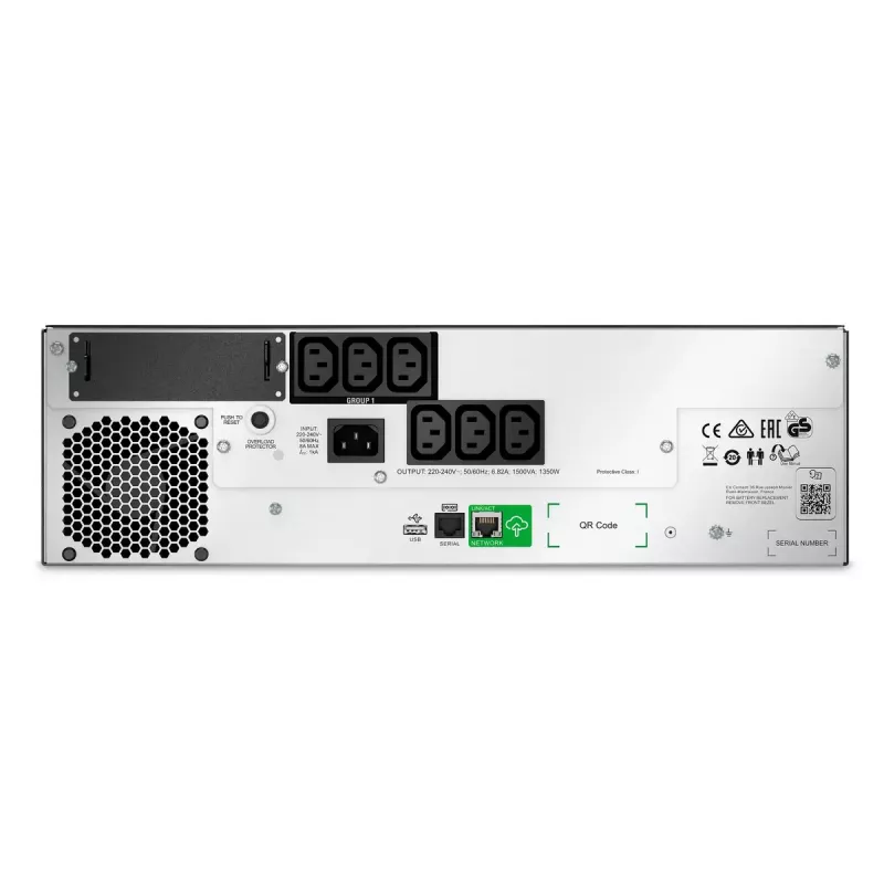 APC Smart-UPS Li-ion SMTL1500RMI3UC - 6x C13, īss dziļums, statņu stiprinājums 3U, SmartConnect, 1500VA