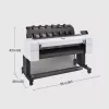 HP Designjet T1600dr 36 collu PostScript printeris
