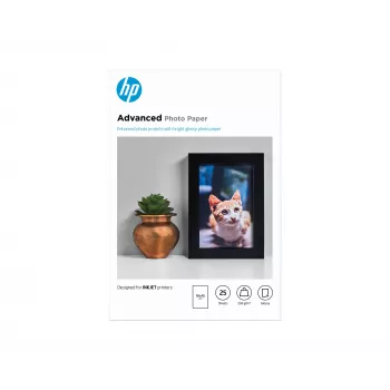 HP Advanced Photo Paper Glossy 250 g/m2 10 x 15 cm (101 x 152 mm) 25 loksnes