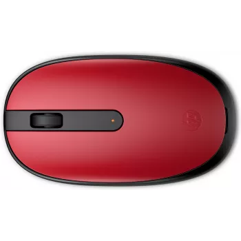 HP 240 Empire Red Bluetooth pele, piemērota abām rokām, optiskā, Bluetooth, 1600 DPI, sarkana