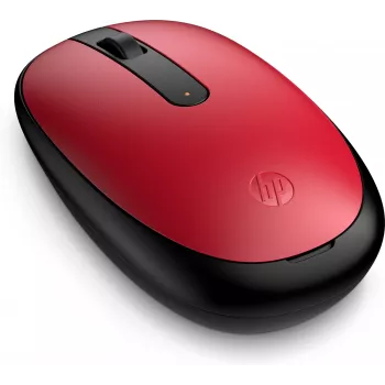HP 240 Empire Red Bluetooth pele, piemērota abām rokām, optiskā, Bluetooth, 1600 DPI, sarkana