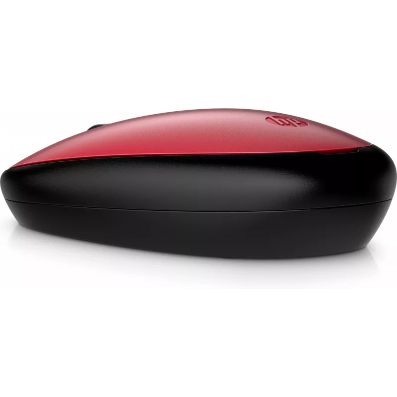 HP 240 Empire Red Bluetooth pele, piemērota abām rokām, optiskā, Bluetooth, 1600 DPI, sarkana