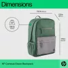 Ikdienas mugursoma HP Campus zaļa Backpack zaļi pelēka poliesters