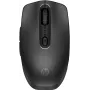 HP 695 uzlādējama bezvadu pele, piemērota abām rokām, Bluetooth, 4000 DPI, melna