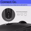 HP 695 uzlādējama bezvadu pele, piemērota abām rokām, Bluetooth, 4000 DPI, melna