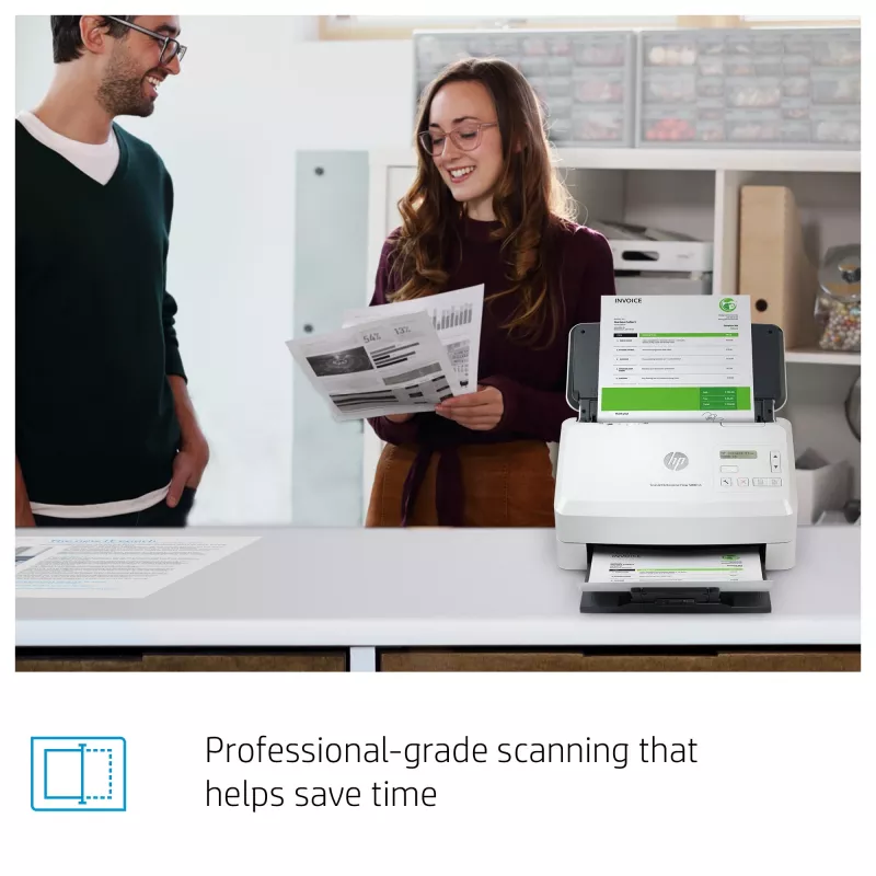 HP Scanjet Enterprise Flow 5000 s5 lokšņu padeves skeneris 600 x 600 DPI A4 Balts