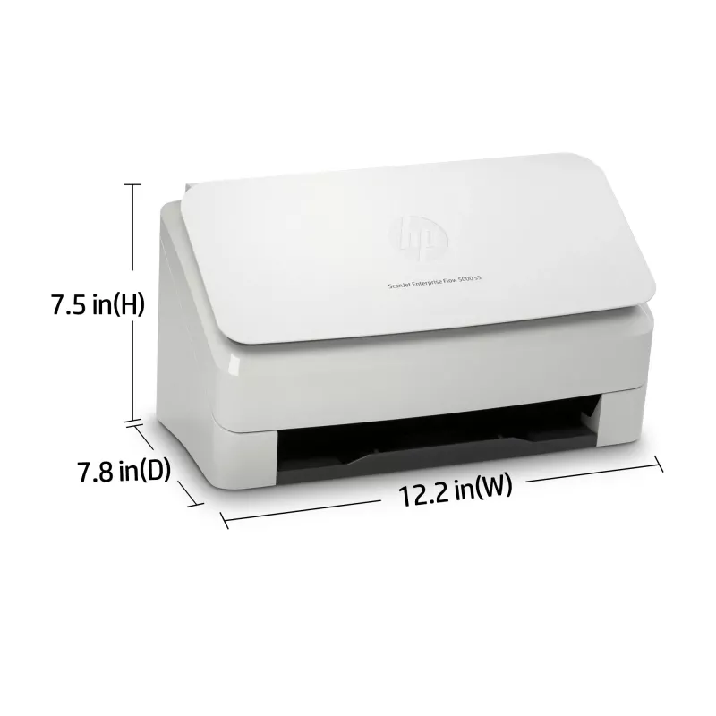 HP Scanjet Enterprise Flow 5000 s5 lokšņu padeves skeneris 600 x 600 DPI A4 Balts