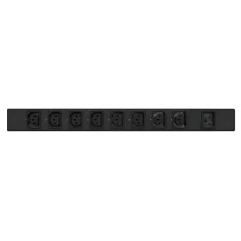 APC Easy Rack PDU, Slēdzams, 1U, 1 fāze, 3,7 kW, 230 V, 16 A, 8 x C13 ligzdas, IEC60320 C20 ieeja