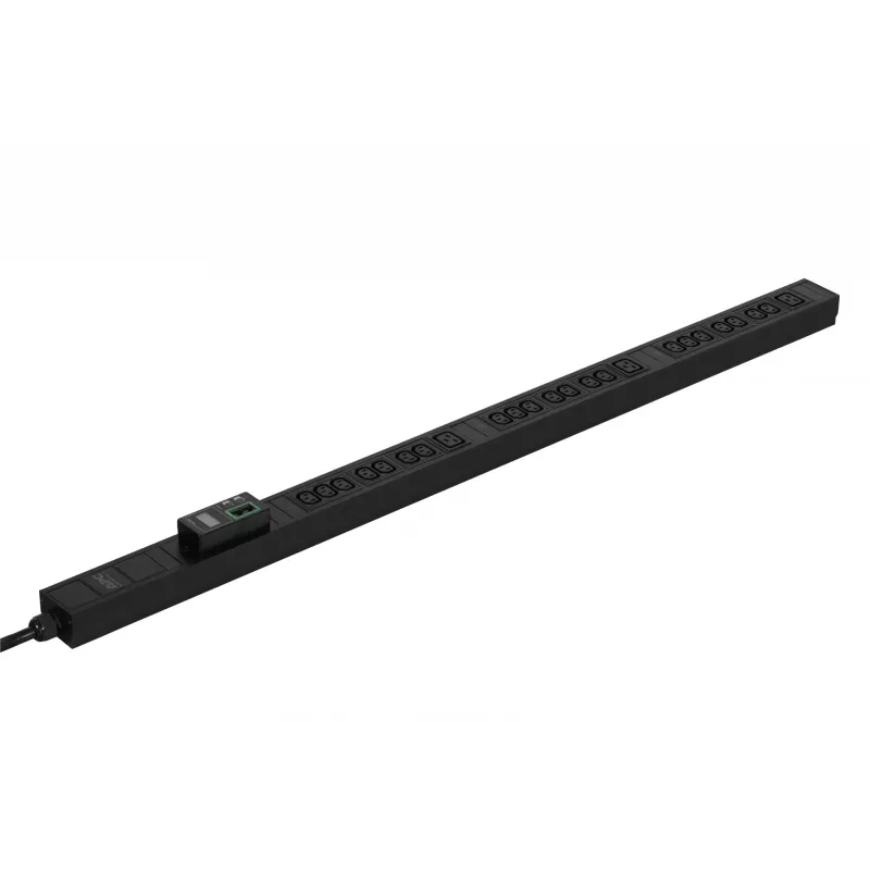 APC Easy Rack PDU, mērīts, 0U, 3 fāžu, 11kW, 230V, 16A, 21 x C13 un 3 x C19 ligzdas, IEC60309 3P+N+PE ieeja