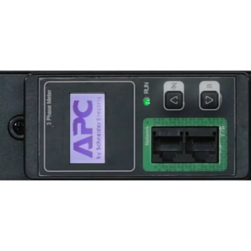 APC Easy Rack PDU, mērīts, 0U, 3 fāžu, 11kW, 230V, 16A, 21 x C13 un 3 x C19 ligzdas, IEC60309 3P+N+PE ieeja